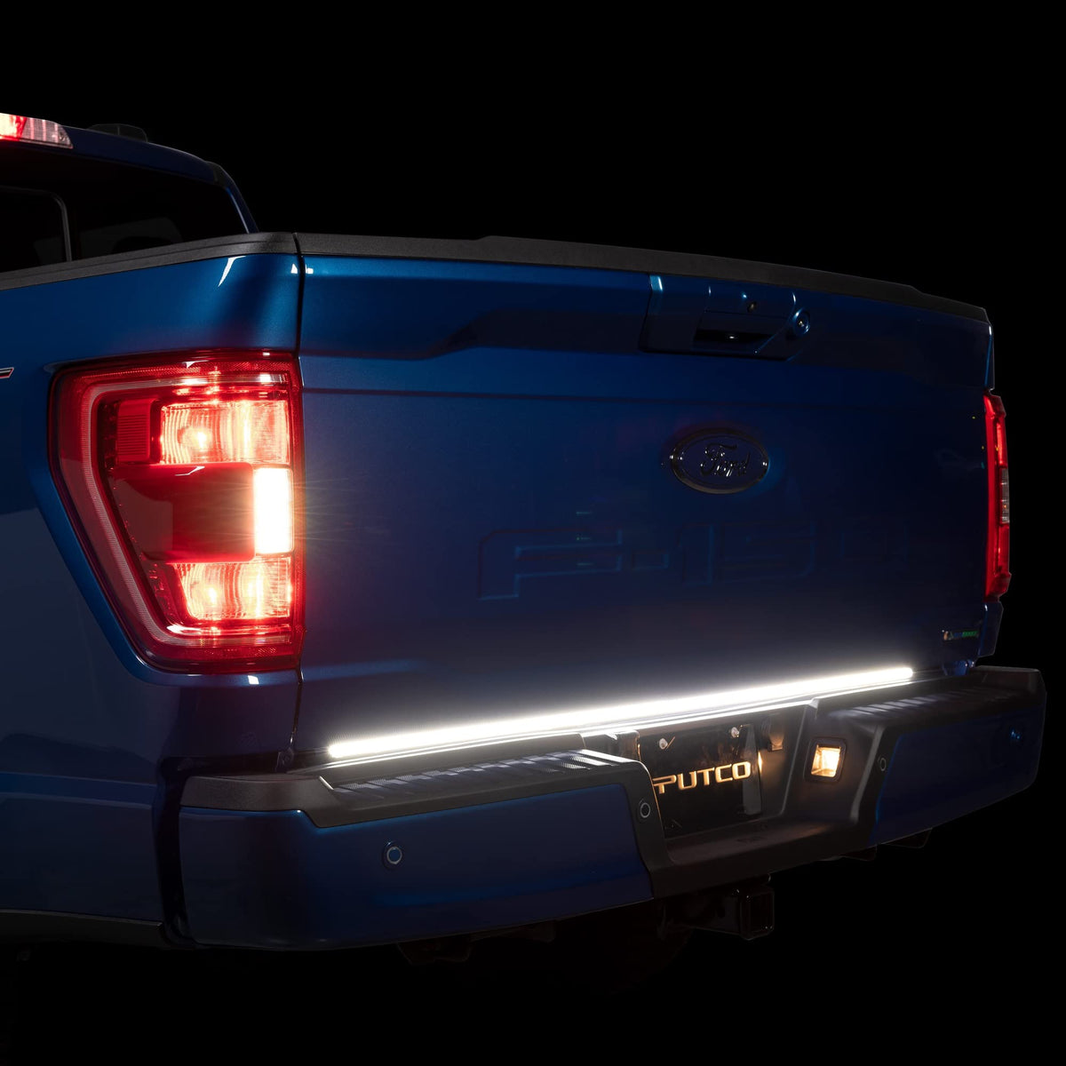 Putco 9202960-13 Putco 60" Blade LED Tailgate Light Bar Red/Amber/White LEDs & Quick Connect Harness - Fits Ford F150 2021-2023 (Only fits Models Without Onboard Scale/Tow Tech & OE LED Taillights)