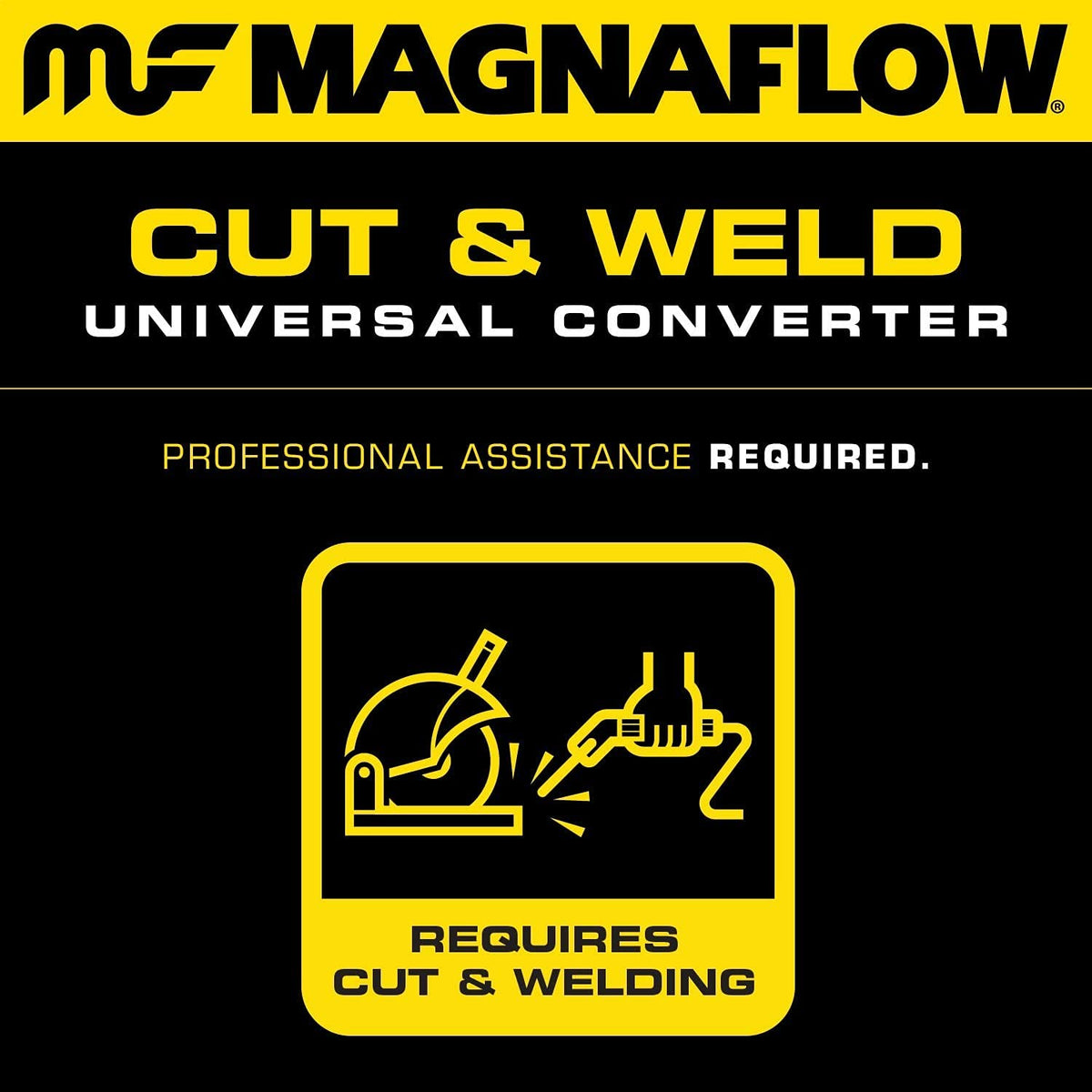 MAGNAFLOW 445300 MagnaFlow Universal Catalytic Converter 445300 (CARB Compliant)