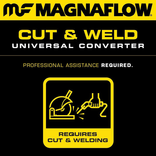 MAGNAFLOW 5461336 MagnaFlow Universal Catalytic Converter 5461336 (CARB Compliant)