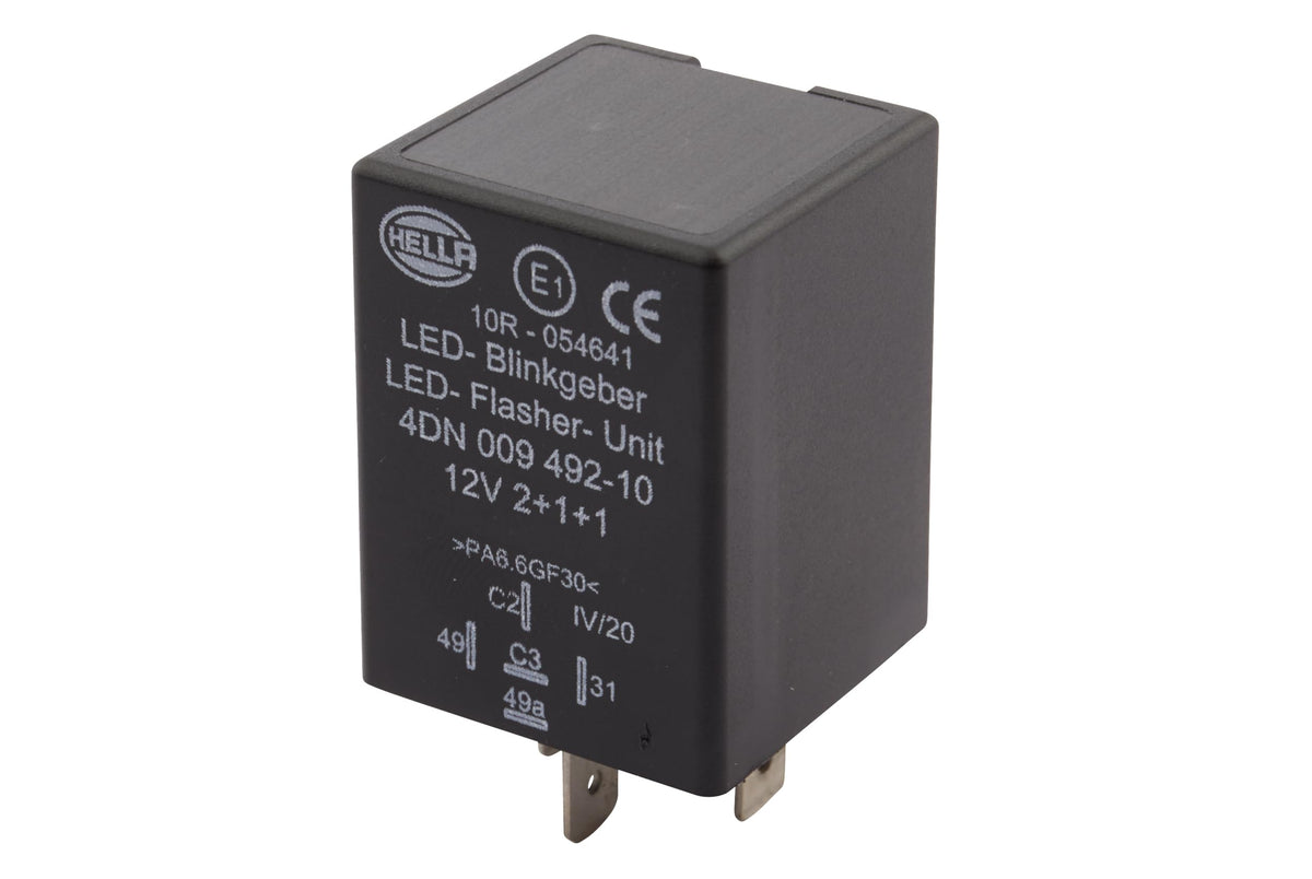 HELLA 009492101 HELLA 009492101 12V 2+1+1 LED Flasher Unit
