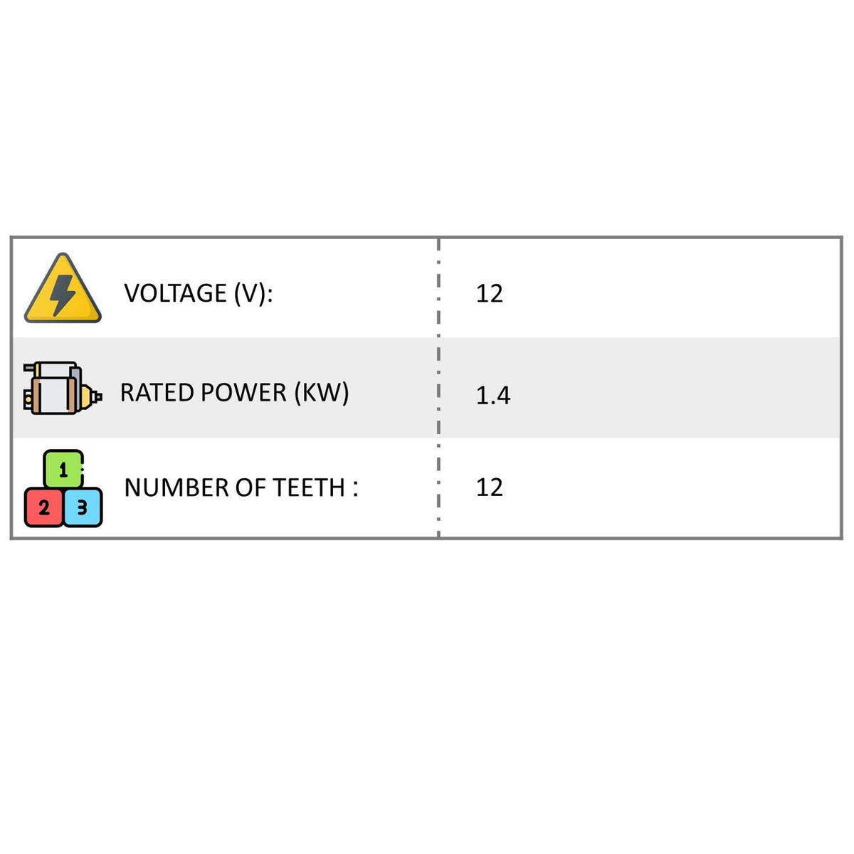 WAI 3267N World Power Systems 3267N Starter