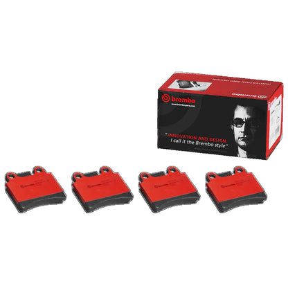 BREMBO P85111N Brembo P85111N Premium Ceramic Rear Disc Brake Pad Set VW OE# 7L6698451B