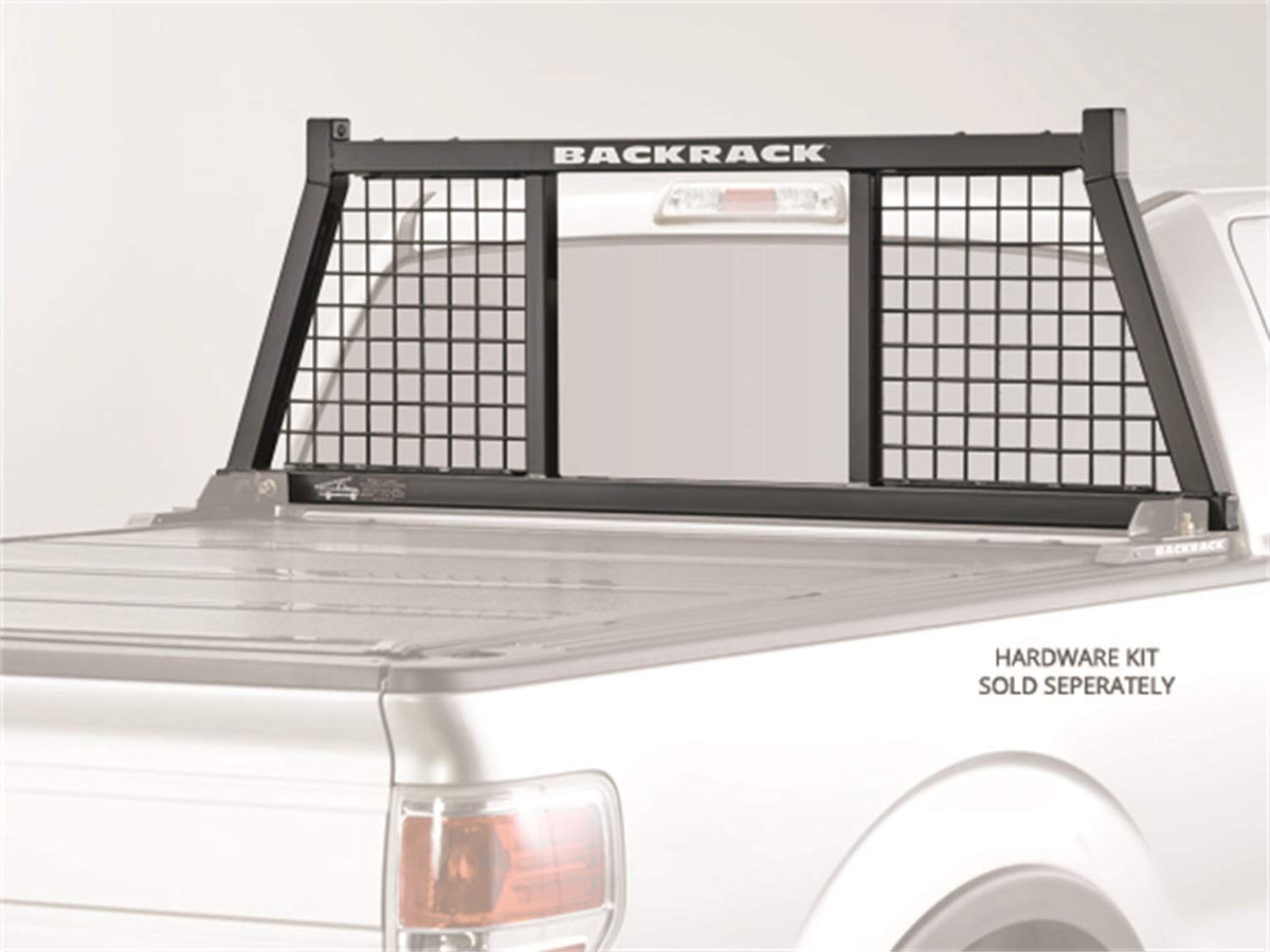 Backrack 147SM RealTruck BACKRACK Half Safety Rack Frame Only – Black, No Drill – 147SM – Fits 1999-2025 Ford F-250/F-350/F-450; 2017-2025 Ford F-550