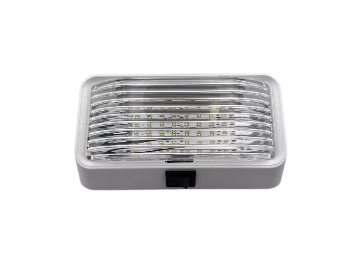 RV DESIGNER L870 RV Designer L870 - LED Standard Porch Light w/On/Off Switch, 2 Wire, White