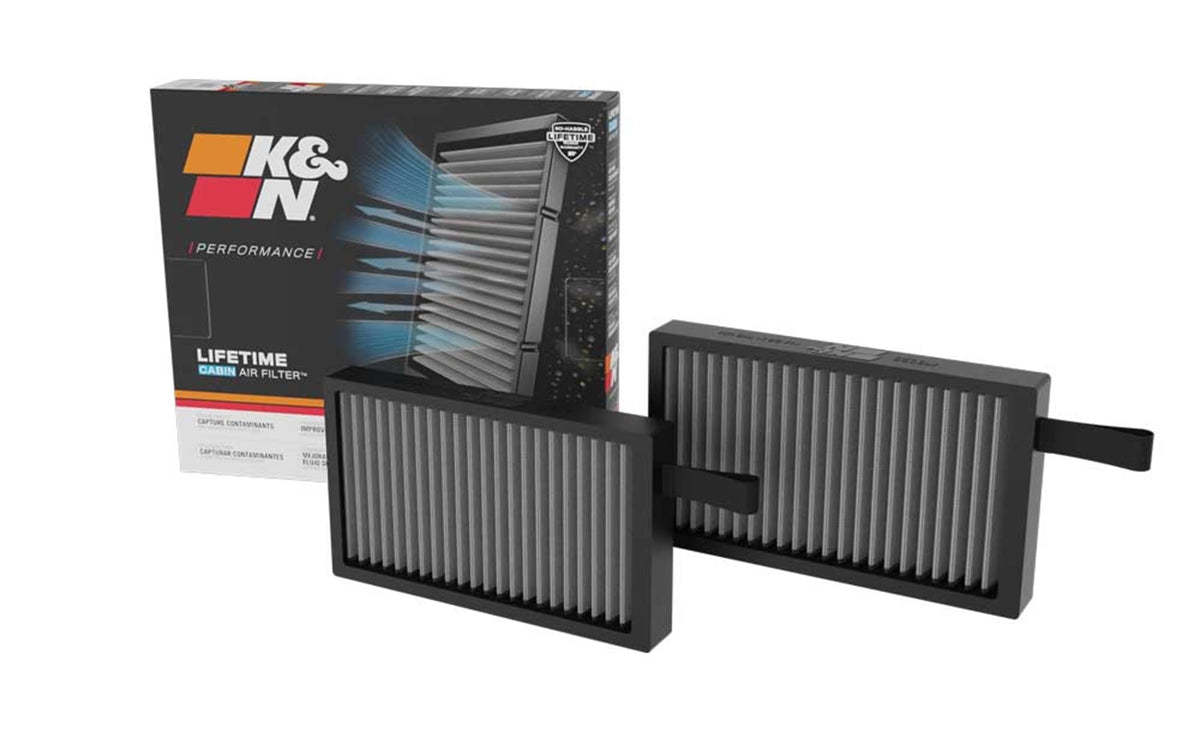 K&N FILTER VF3023 K&N LIFETIME Cabin Air Filter: Washable, Clean Air for your Cabin, VF3023