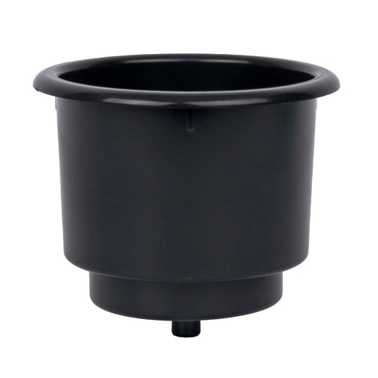 T-H MARINE LCH-1-DP T-H Marine Universal Boat Cup Holder – Plastic Beverage Holder for Cans, Bottles & Cups – Mounts to Boats, ATVs, Coolers & More – LCH-1-DP – Black