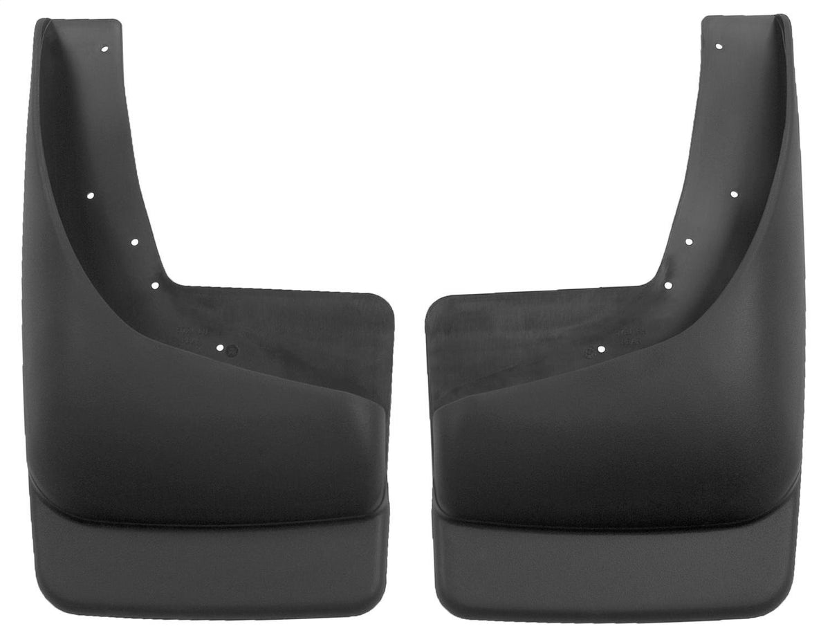 Husky Liners 57211 Husky Liners - Rear Mud Guards – 1999-2006 Chevrolet Silverado/GMC Sierra 1500, 2500/3500 w/OEM Fender Flares (Fits 2007 Classic Body ONLY), Rear Set - Black, 2 Pc. – 57211