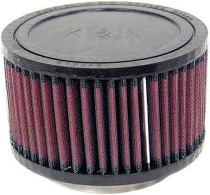 K&N FILTER RU-2420 K&N High-Flow Original Lifetime Universal Clamp-On Air Filter: High Performance, Premium, Washable: Flange Diameter: 3 In, Filter Height: 3 In, Flange Length: 0.625 In, Shape: Round, RU-2420