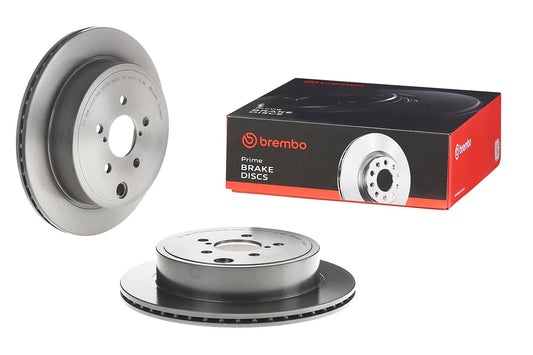 BREMBO 09C66211C02 Brembo 09.C662.11 UV Coated vented Rear Brake Rotor SUBARU/TOYOTA OE# 26700AJ010