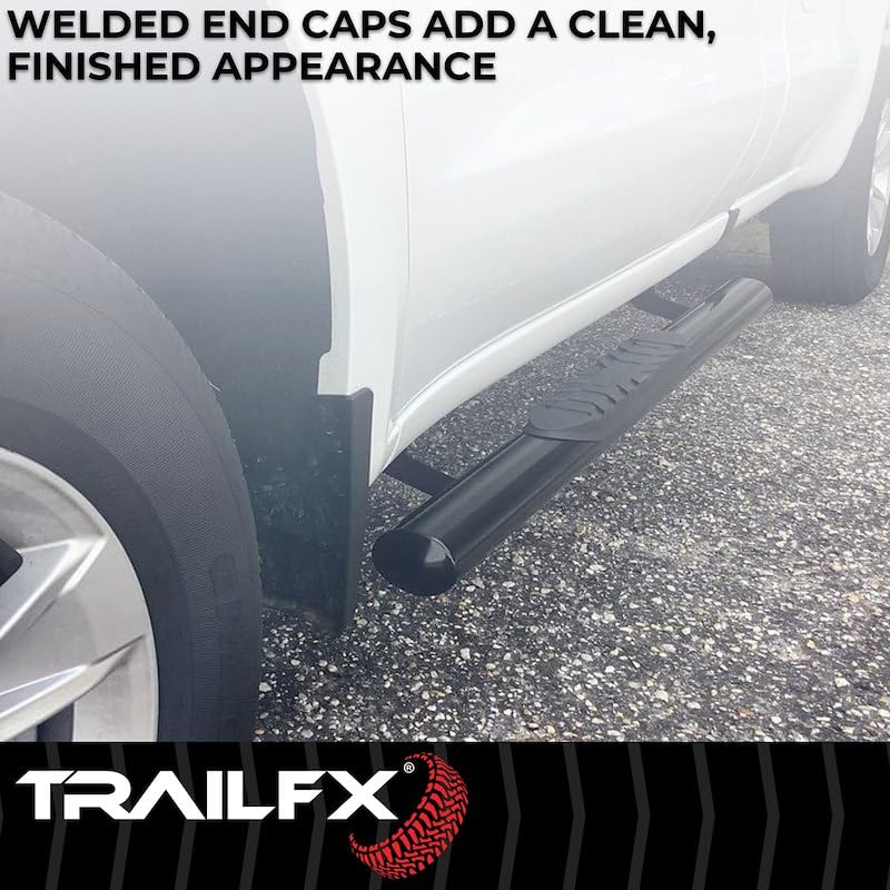 TRAILFX A1541B Trailfx Trail FX A1541B 4 INCH Oval NERF BAR BLK