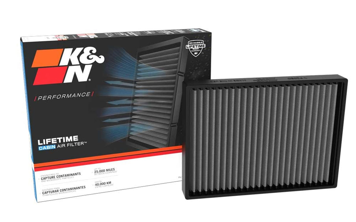K&N FILTER VF2080 K&N LIFETIME Cabin Air Filter: Washable, Clean Air for your Cabin, VF2080