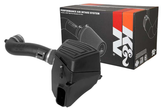 K&N FILTER 63-3109 K&N Cold Air Intake System: High-Flow Air Filter, Increase Performance & Towing: Compatible with 2021-2024 Chevy/GMC/Cadillac: Silverado, Suburban, Tahoe, Sierra, Yukon, Escalade, 63-3109