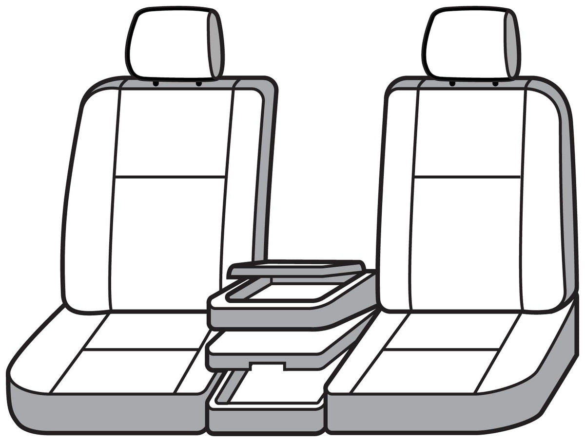 COVERCRAFT SS3437PCGY Covercraft Polycotton SeatSaver Custom Seat Covers