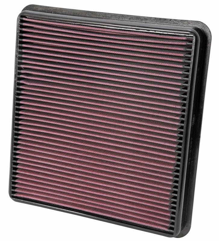 K&N FILTER 33-2387 K&N High-Flow Original Lifetime Engine Air Filter: Increase Power: Premium, Washable: Compatible with 2007-2021 Lexus/Toyota: LX570, Land Cruiser, Sequoia, Tundra, 33-2387
