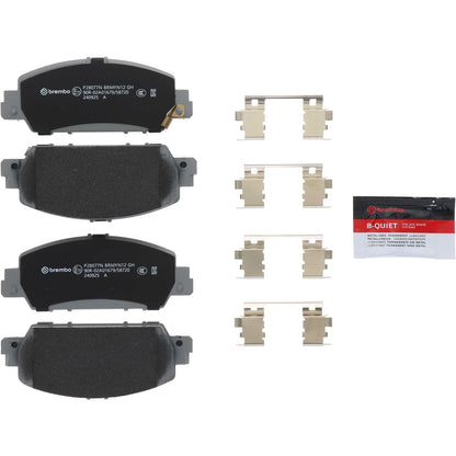 BREMBO P28077N Brembo P28077N Premium Ceramic Rear Disc Brake Pad Set HONDA OE# 45022T2GA00