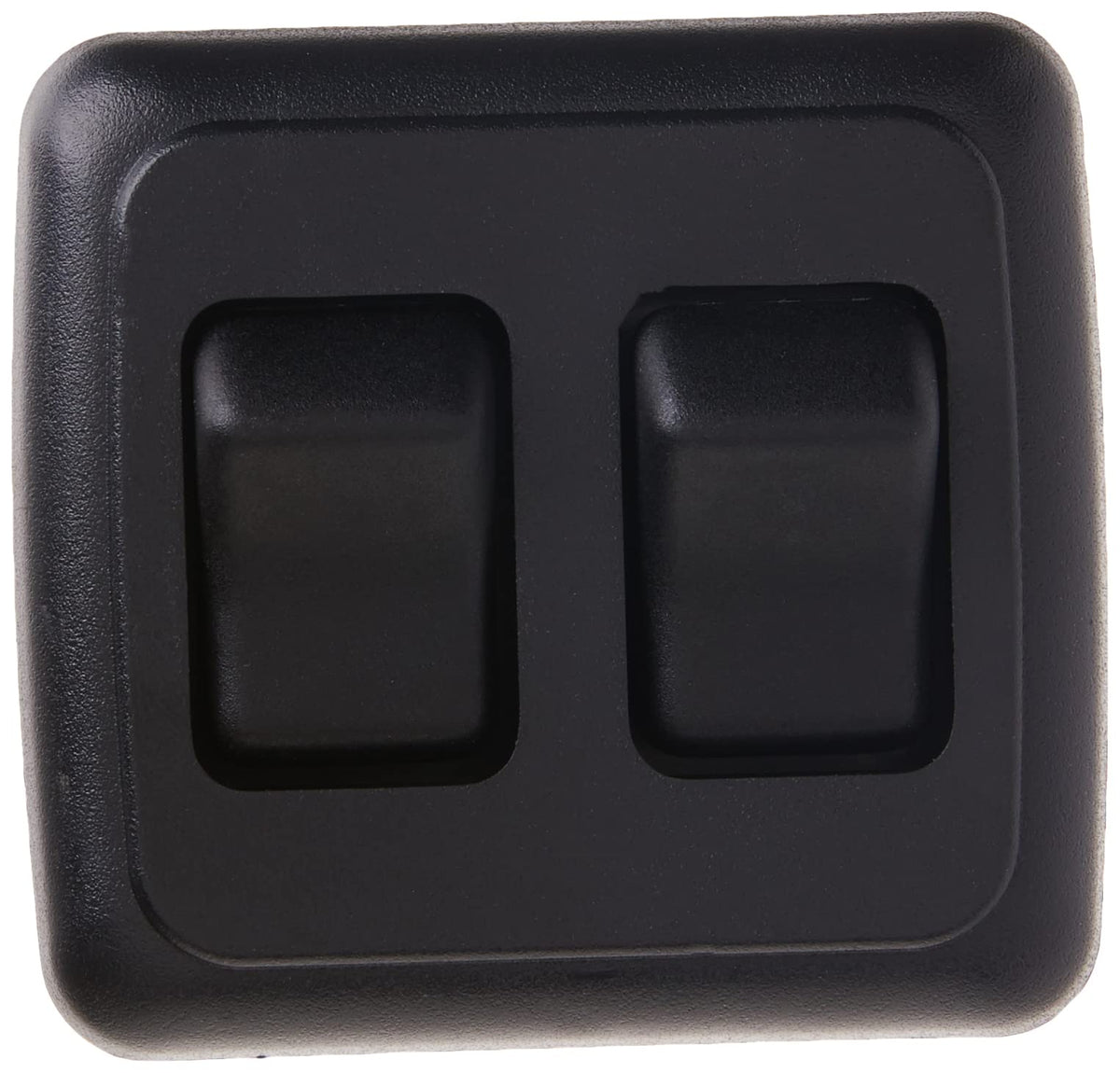JR PRODUCTS 12235 JR Products 12235 Black Double SPST On-Off Switch with Bezel