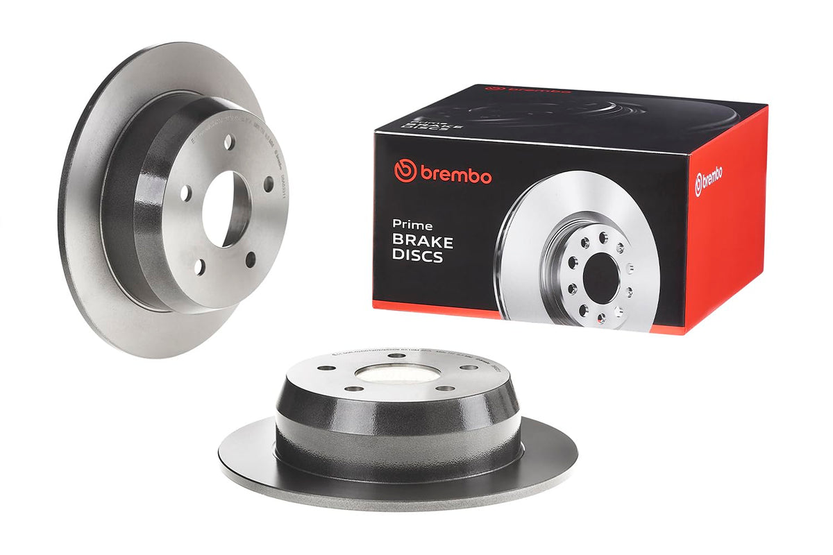 BREMBO 08A53311C02 Brembo 08.A533.11 Rear UV Coated Brake Disc, Set of 2
