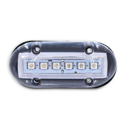 T-H MARINE LED-51868-DP T-H Marine Underwater Boat Lights - High-Intensity Surface Mount Waterproof Lighting - Use Above or Below Water - Multi-Purpose Use and Low Power Draw - Green