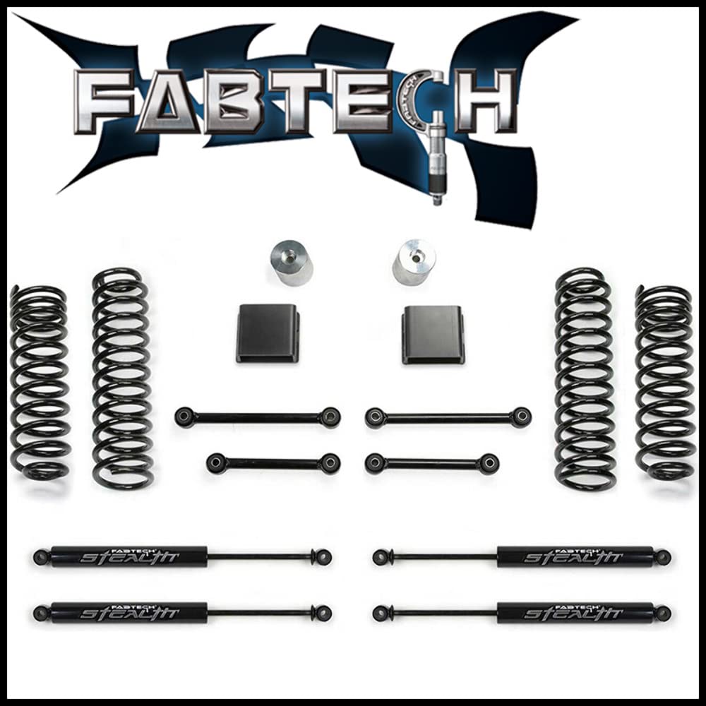 FABTECH K4163M Fabtech K4163M Sport II Lift System 3 in. Lift w/Stealth For PN[FTS24243/FTS6349/FTS6333] Sport II Lift System