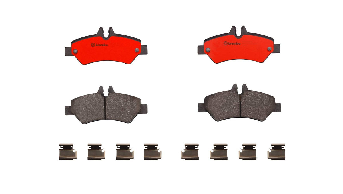 BREMBO P50084N Brembo P50084N Premium Ceramic Rear Disc Brake Pad Set MERCEDES-BENZ/VW OE# 0044206920