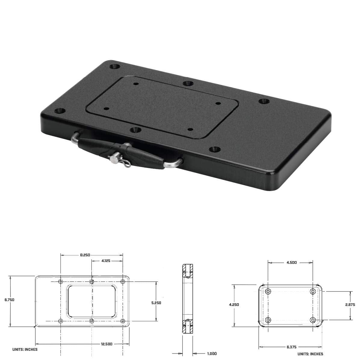 MINN KOTA 1854021 Minn Kota MKA-21 Quick Mount for Front Mounted Electric Motor