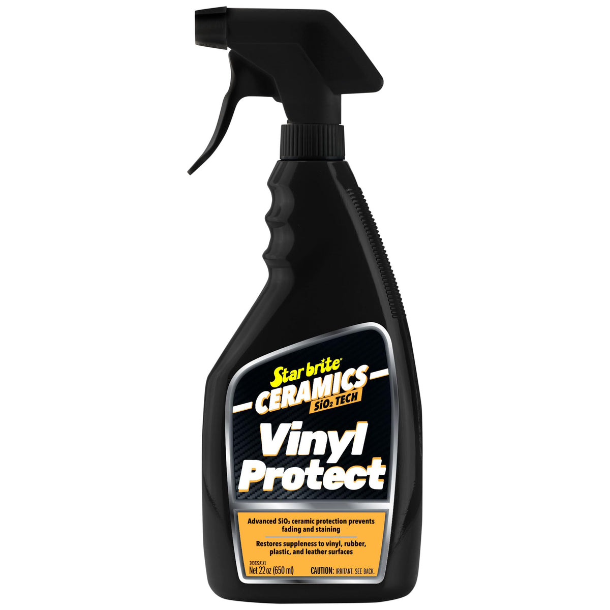 STAR BRITE 203922 STAR BRITE Ceramics Vinyl Protect - Ultimate Upholstery & Vinyl Protection, SiO2 Infused, UV & Stain Resistant