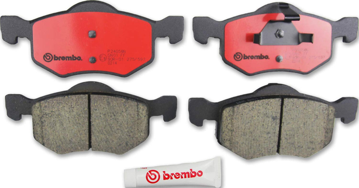 BREMBO P24056N Brembo P24056N Premium Ceramic Front Disc Brake Pad Set FORD/FORD AUSTRALIA/FORD USA/MAZDA/MERCURY OE# EC253323ZD