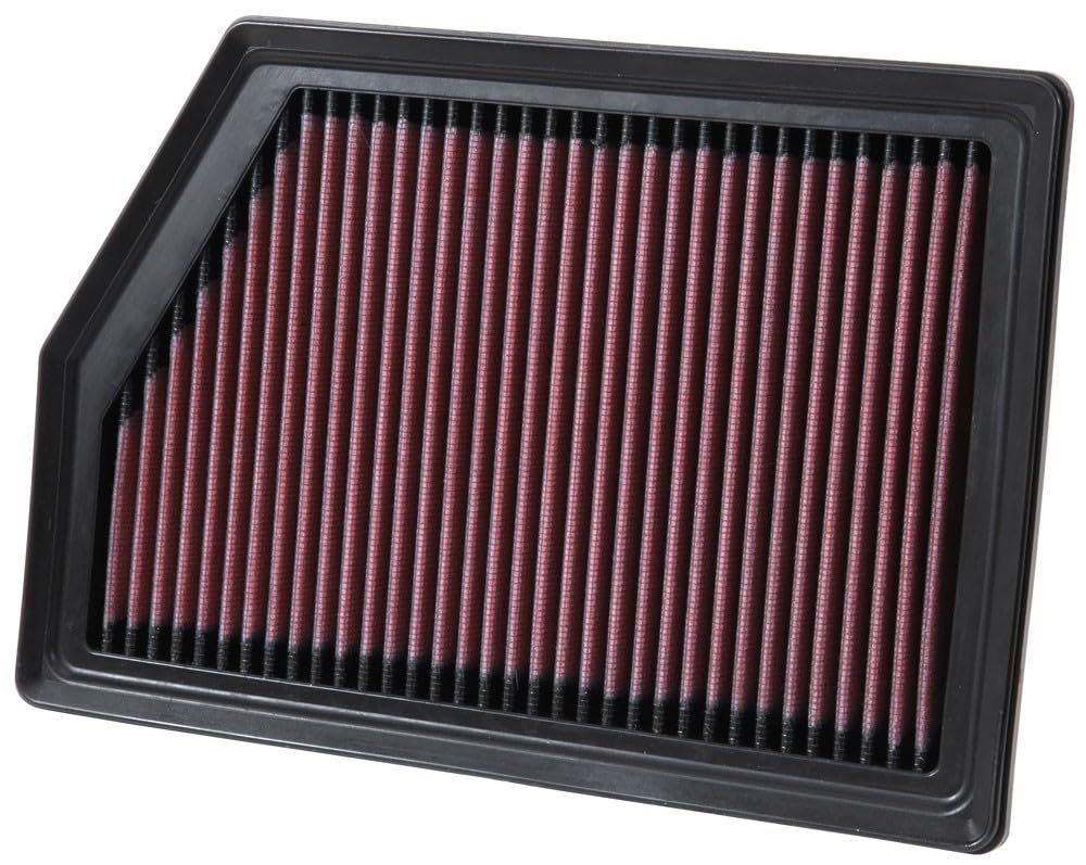 K&N FILTER 33-5009 K&N High-Flow Original Lifetime Engine Air Filter: Washable, 33-5009
