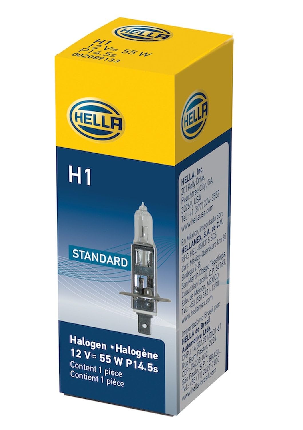 HELLA H1 HELLA H1 Standard Halogen Bulb, 12 V, 55W