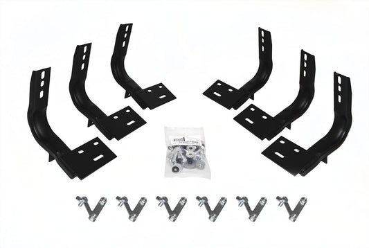 GO RHINO 6840995 Go Rhino - 6840995 - Go Rhino 6840995 Mounting Brackets OE Xtreme Cab Length SideSteps