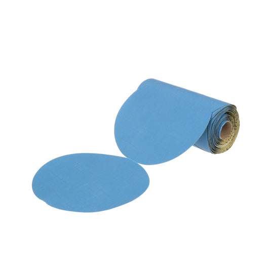 3M 36210 3M Stikit Blue Abrasive Disc Roll, 321U, 36210, 6 in, 320+ Grade, No Hole