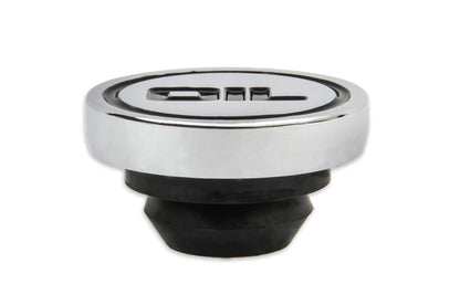 MR GASKET 9815 Mr. Gasket Oil Filler Plug Push-On, Chrome