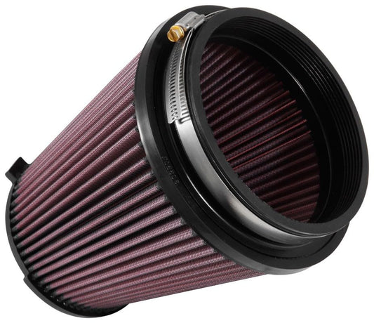 K&N FILTER E-0649 K&N High-Flow Original Lifetime Engine Air Filter: Increase Power & Acceleration, Washable, Premium, Replacement Car Air Filter: Compatible with 2015-2019 Ford Mustang Shelby, E-0649