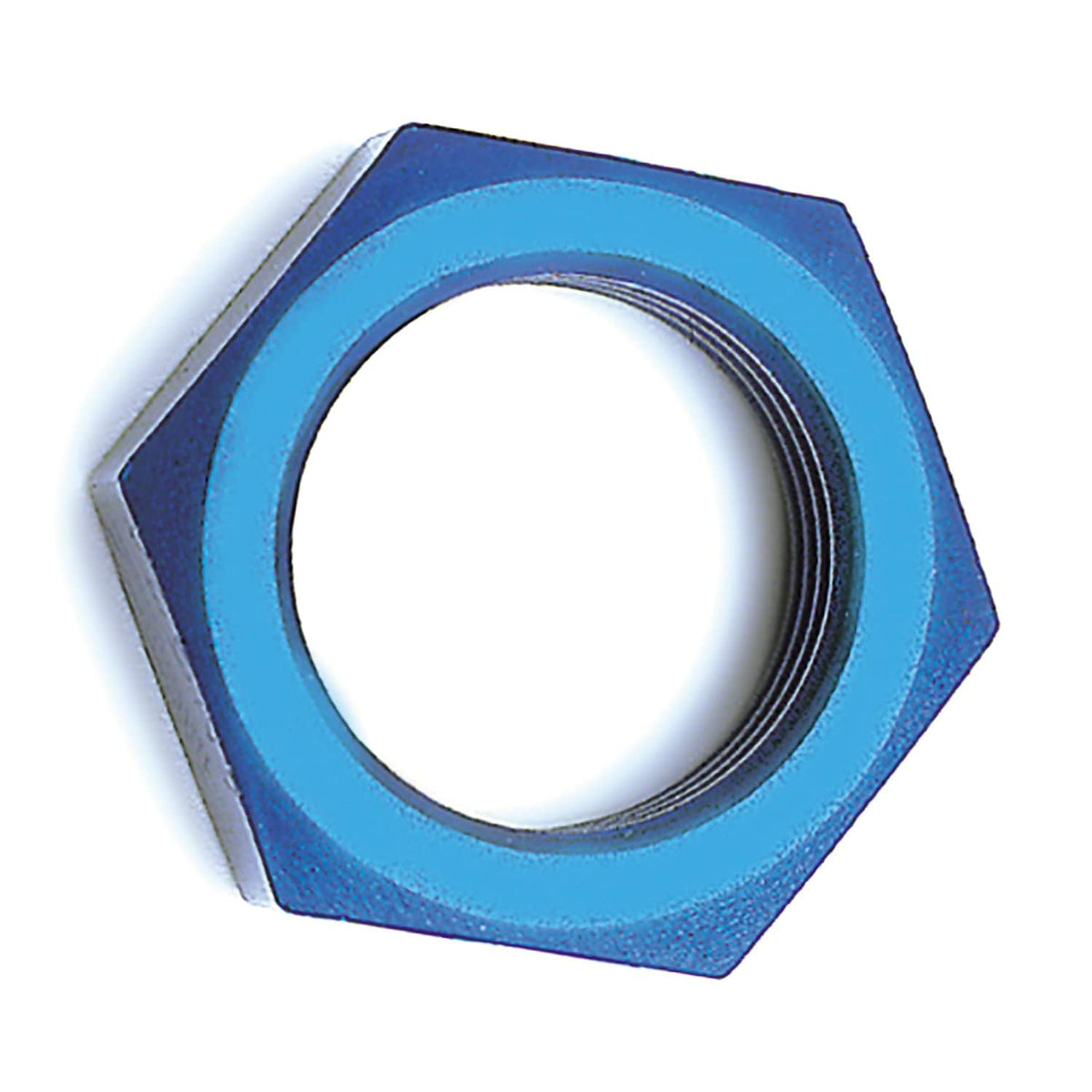 SPEEDFX 561031 SpeedFX Nut 561031, Bulkhead Nut, 10AN, Anodized, Blue, Aluminum, Set of 2
