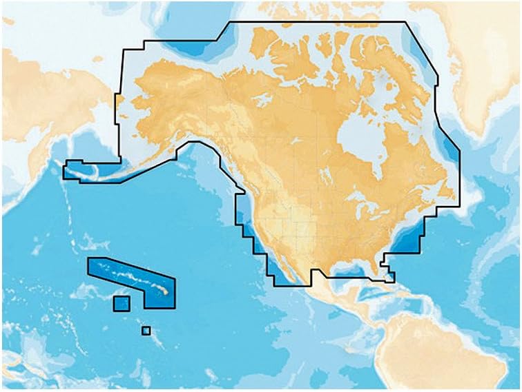 CWR Navionics+ Preloaded Chart of All USA/Canada Gold and Hotmaps MSD Format