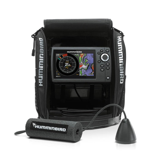 HUMMINBIRD 411730-1 Humminbird ICE HELIX 5 G3 GPS Fish Finder, Dual Spectrum CHIRP Sonar