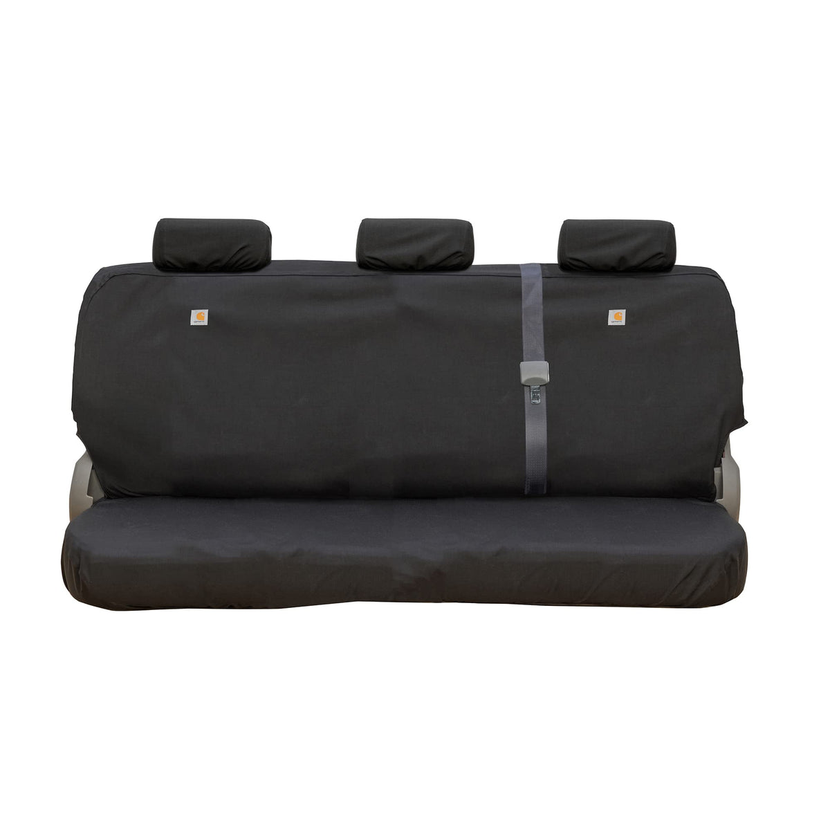 Covercraft SSC7432COBK Covercraft Carhartt Super Dux SeatSaver Custom Seat Covers – SSC7432COBK – 2nd Row Solid Bench Seat – Compatible with 2011-2018 Ram 1500, 2019-2022 Ram 1500 Classic, 2011-2022 Ram 2500/3500 – Black