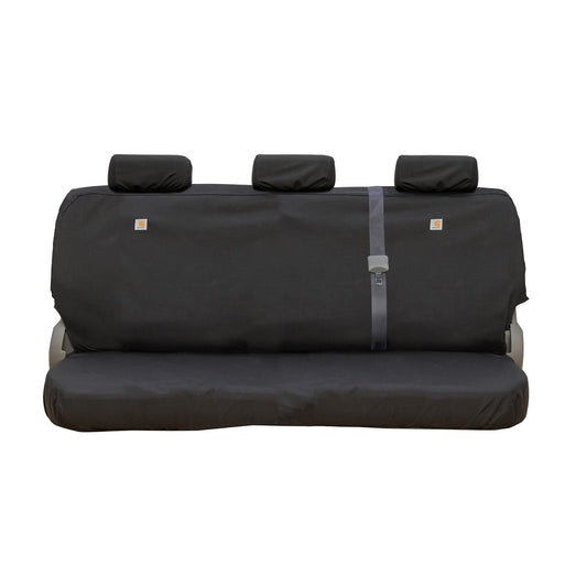 Covercraft SSC7432COBK Covercraft Carhartt Super Dux SeatSaver Custom Seat Covers – SSC7432COBK – 2nd Row Solid Bench Seat – Compatible with 2011-2018 Ram 1500, 2019-2022 Ram 1500 Classic, 2011-2022 Ram 2500/3500 – Black