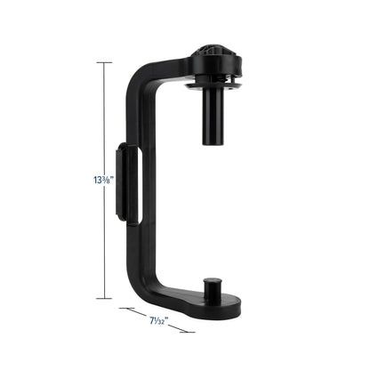 CAMCO 57115 Camco Paper Towel Holder – Ideal for Compact Areas – Features Mountable Design and Adjustable Side Knob – Black (57115)