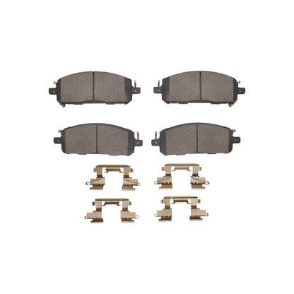 Dynamic Friction 1551-2413-01 ADVANCED BRAKE PADS-CERAMIC AND HAR