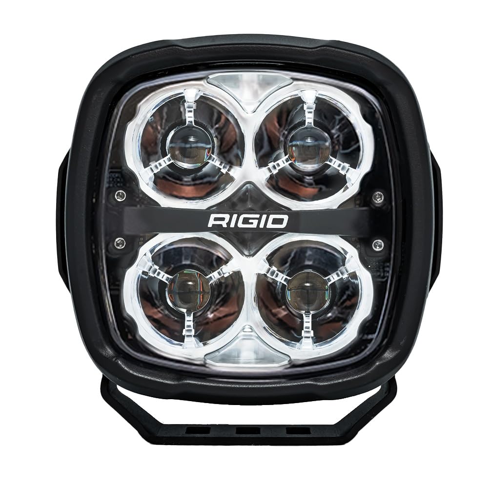 Rigid Industries 168240 Rigid Industries Phoenix Spot LED Light Pod - Amber Backlight, 5 Color Modes, 3 Power Modes, Universal Fit