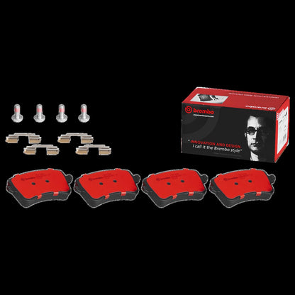 BREMBO P85100N Brembo P85100N Premium Ceramic Rear Disc Brake Pad Set AUDI/AUDI (FAW) OE# 8K0698451
