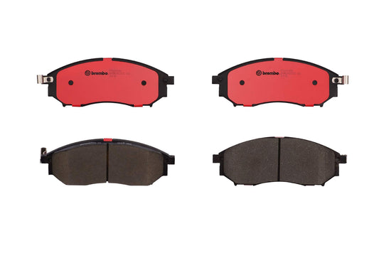 BREMBO P56058N Brembo P56058N Premium Ceramic Front Disc Brake Pad Set INFINITI/MITSUBISHI/NISSAN/RENAULT/SAMSUNG OE# D1060EJ2CA