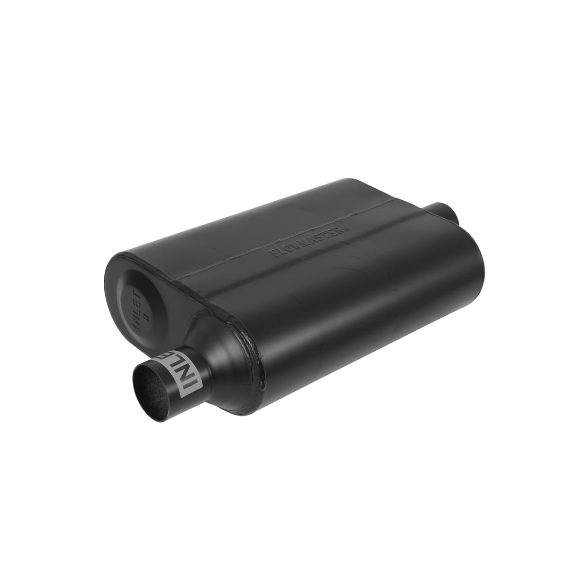 FLOWMASTER 942041 Flowmaster 942041 40 Delta Flow Muffler - 2.00 Offset In and 2.00 Center Out - Aggressive Sound