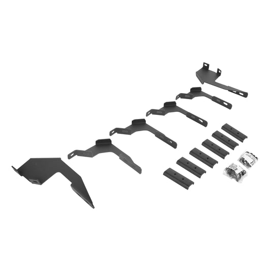 GO RHINO 6903685 Go Rhino RB10 / RB20 Brackets | Mild Steel, Textured Black | 6903685 | Fits 2019 - 2024 Ford Ranger Crew Cab Pickup