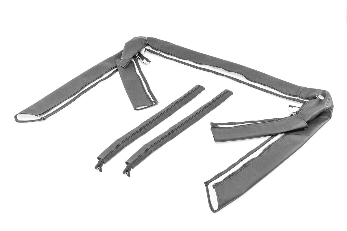 MASTERTOP 12202115 MasterTop 12202115 Soft Top SPRT BAR CVR 87-91 WRG BLKDEN