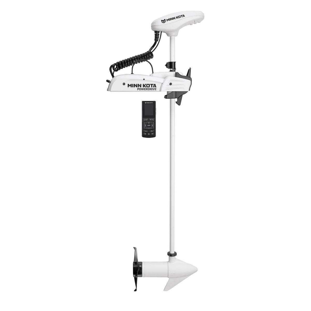 Minn Kota 1363586 Minn Kota Riptide PowerDrive Bow-Mount Electric Trolling Motor with Wireless Remote – 70 Lb. Thrust, 54 In. Shaft, Saltwater