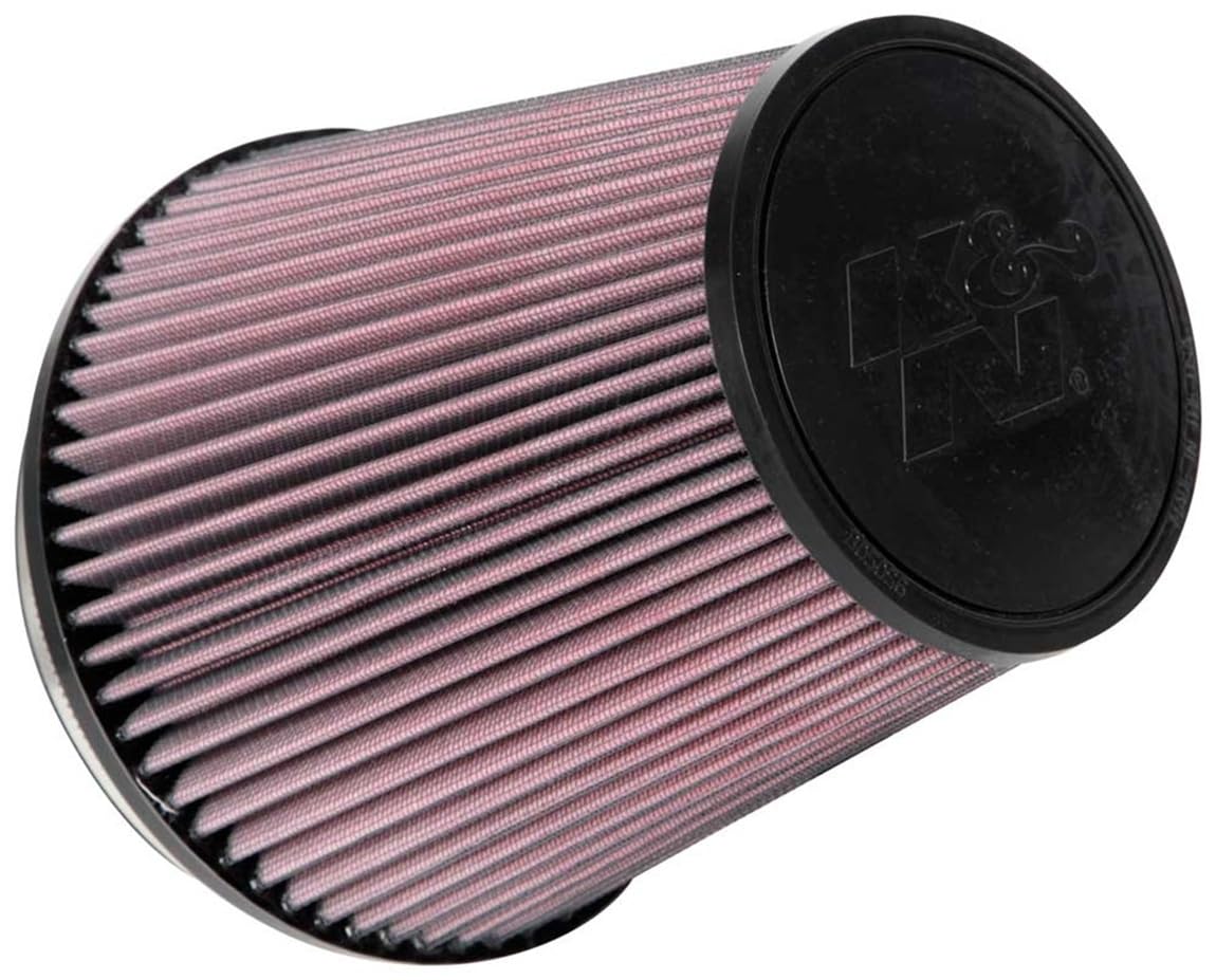 K&N FILTER RU-1041 K&N High-Flow Original Lifetime Universal Clamp-On Air Filter: High Performance, Premium, Washable: Flange Diameter: 6 In, Filter Height: 7.5 In, Flange Length: 1 In, Shape: Round Tapered, RU-1041