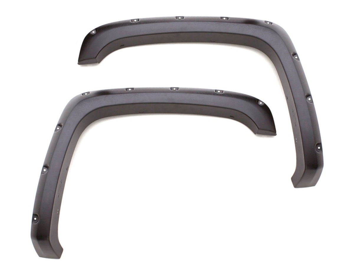 LUND RX130TA Lund 19-22 GM Silverado RX-Flat Textured Elite Series Fender Flares w/Black Bolts - Black 2pc Front