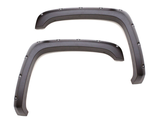 LUND RX130SA Lund 19-22 GM Silverado RX-Rivet Smooth Elite Series Fender Flares w/Black Bolts - Black 2pc Front
